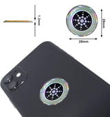 6-Pack EMF Protection Stickers for Phones, Tablets & Laptops