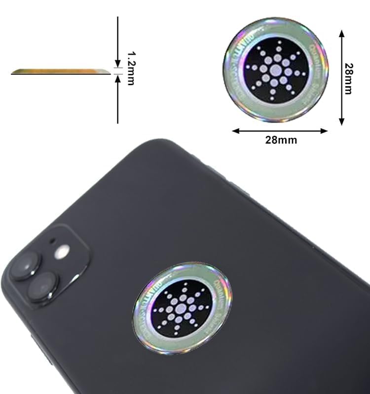 6-Pack EMF Protection Stickers for Phones, Tablets & Laptops