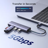 UGREEN Revodok 6-in-1 USB-C Hub with Gigabit Ethernet