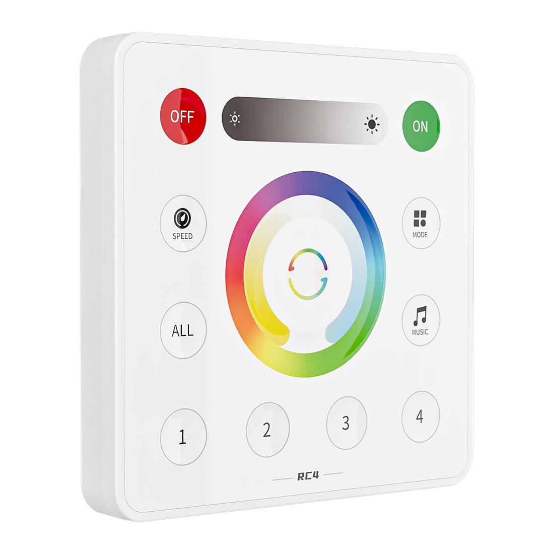 BTF-LIGHTING SPI PWM LED Controller with 4-Zone RF Remote