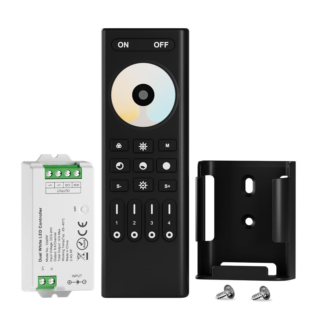 BTF-LIGHTING RF Remote Controller Kit for LED Strip Lights
