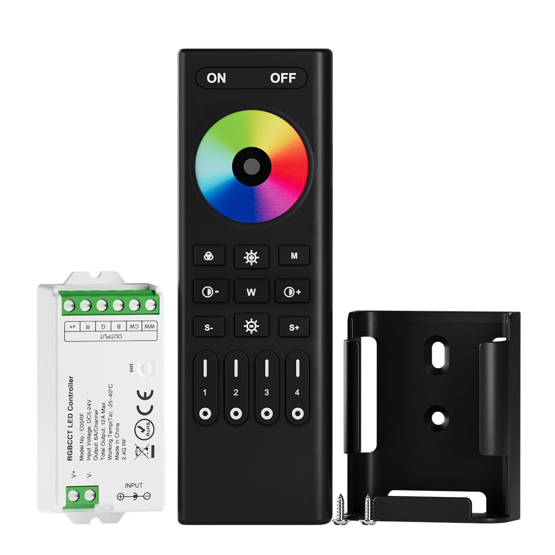 BTF-LIGHTING RF Remote Controller Kit for LED Strip Lights