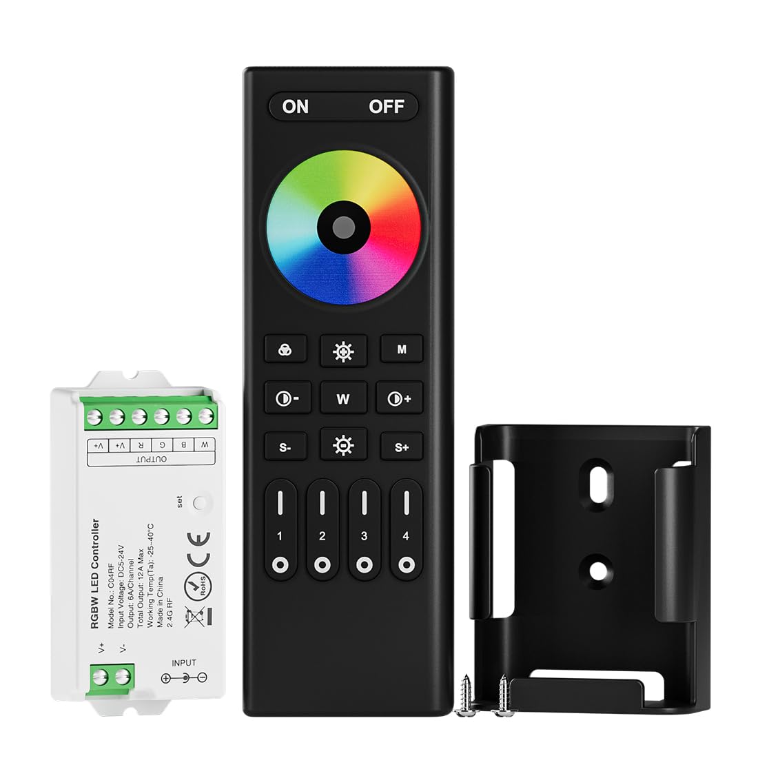BTF-LIGHTING RF Remote Controller Kit for LED Strip Lights