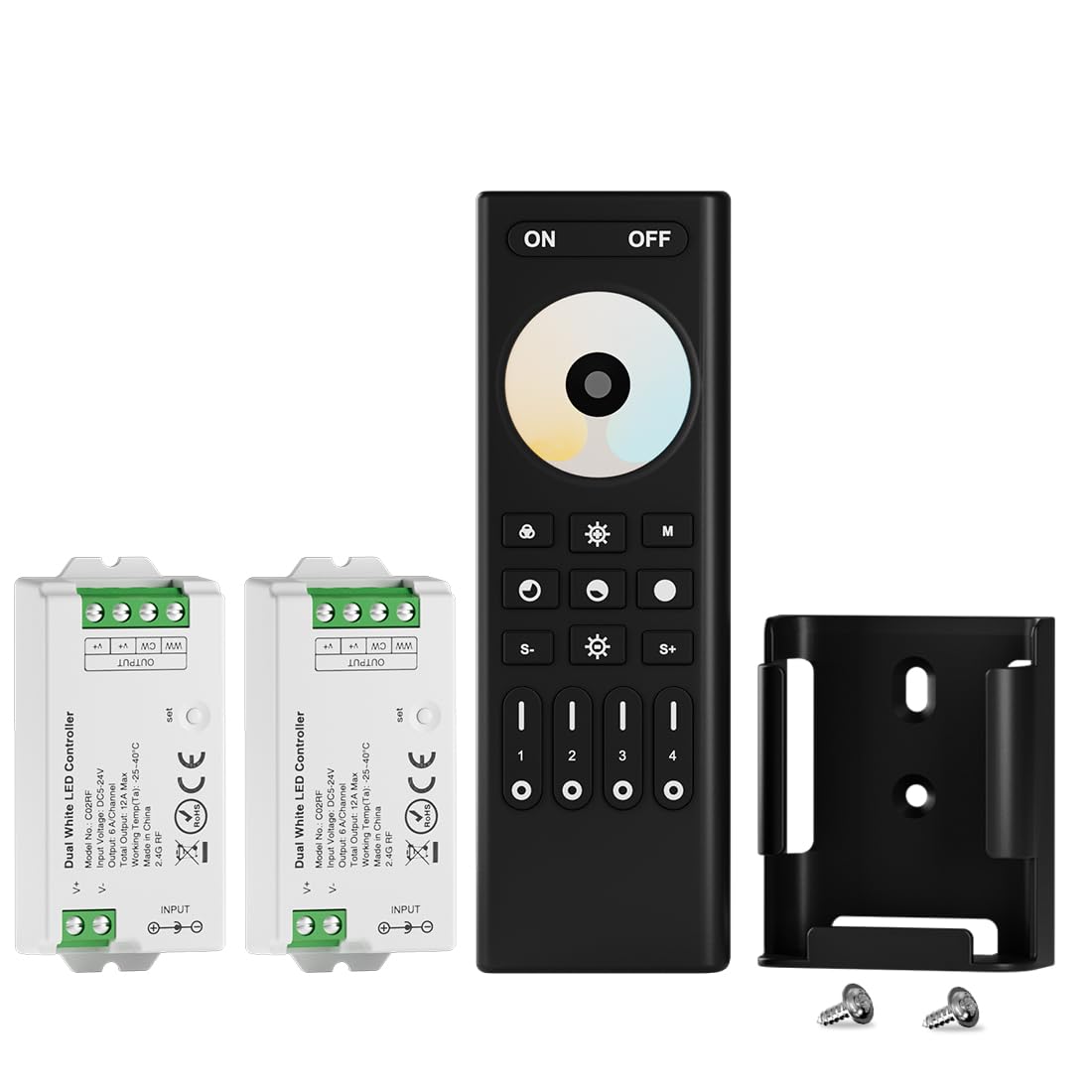 BTF-LIGHTING RF Remote Controller Kit for LED Strip Lights