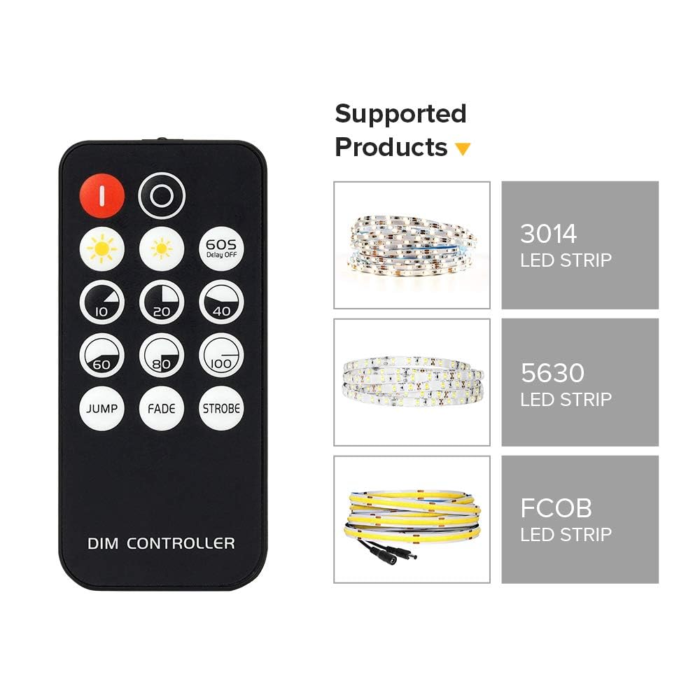 BTF-LIGHTING Single-Color LED Dimmer Switch Controller