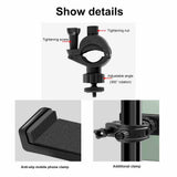 LXHELIVERY Adjustable Desktop Phone Stand for Vlogging & Selfies