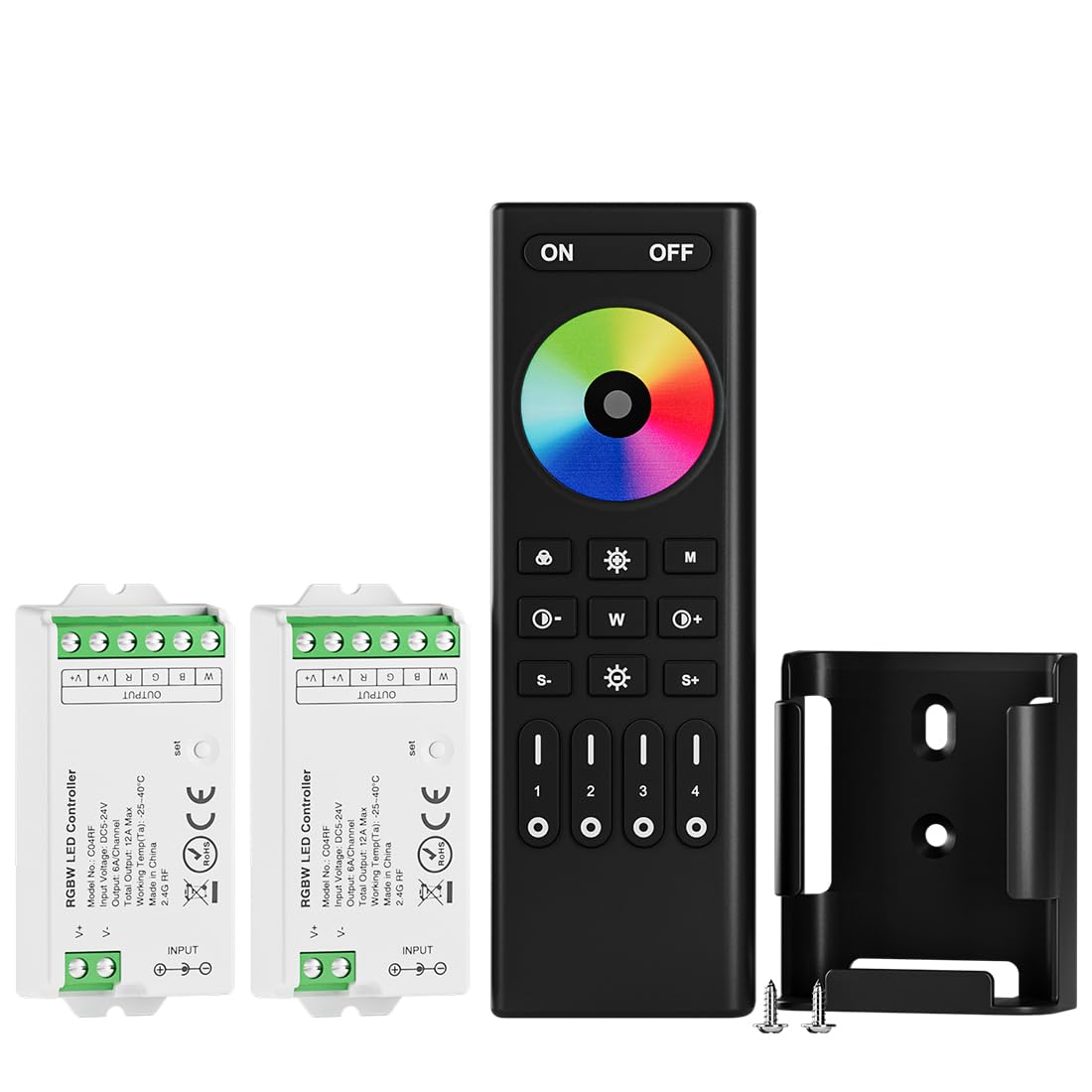 BTF-LIGHTING RF Remote Controller Kit for LED Strip Lights