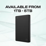 Seagate Portable 2TB USB 3.0 External Hard Drive for PC & Mac