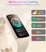 Smart Fitness Watch with Heart Rate, SpO2 & 120 Sports Modes
