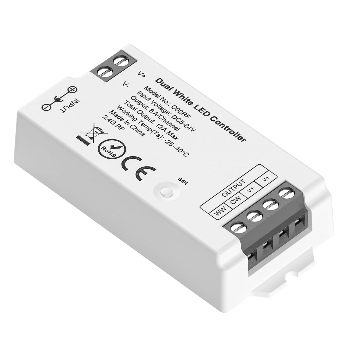 BTF-LIGHTING RF Remote Controller Kit for LED Strip Lights