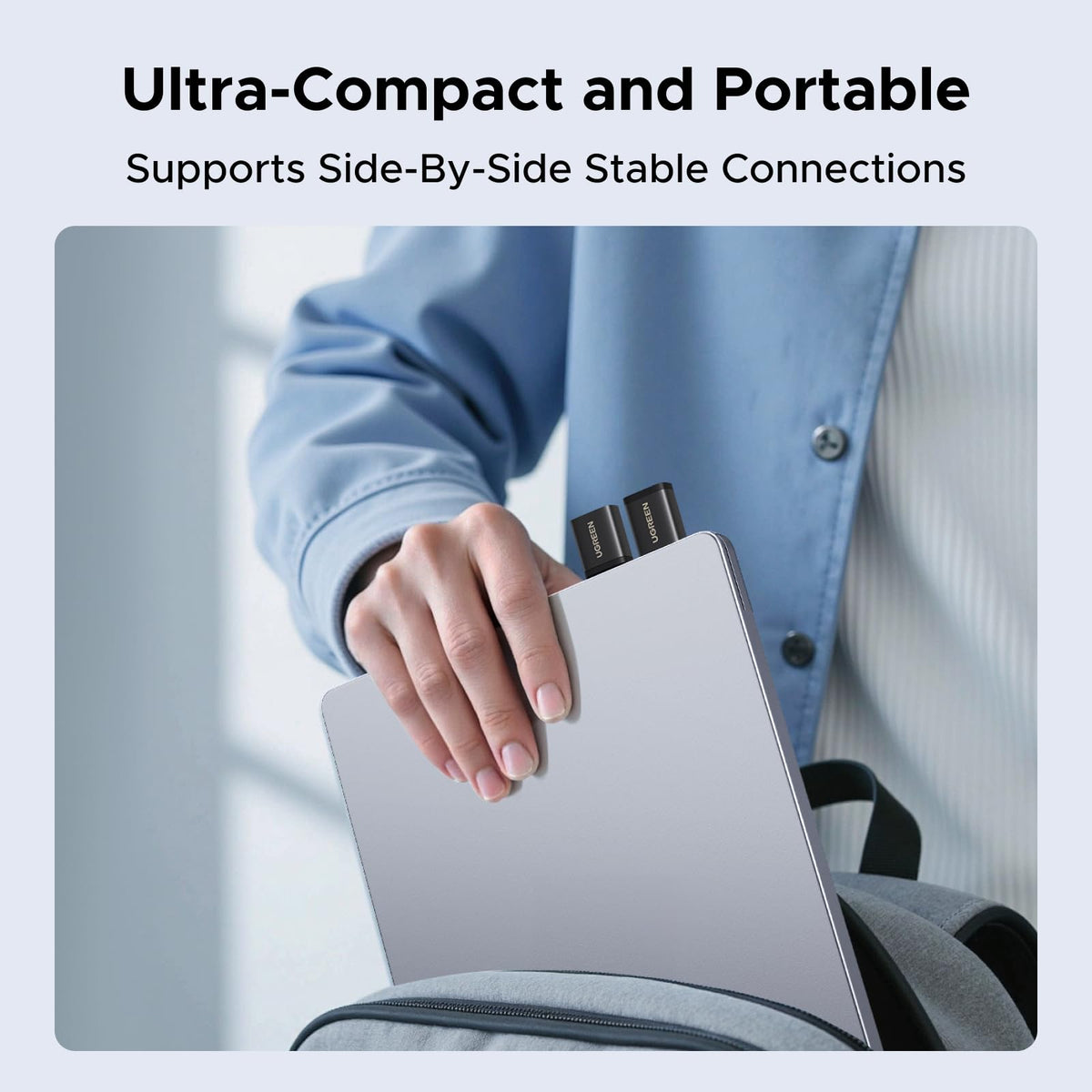 4-Pack 10Gbps USB-A to USB-C Adapter Converter Set