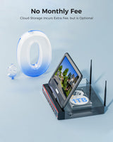 Hiseeu 4K NVR Security Camera System with 3MP/5MP Cameras
