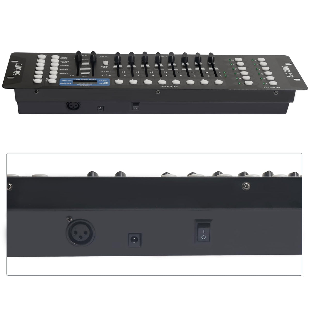 192-Channel DMX512 Lighting Controller Console for DJ Lights