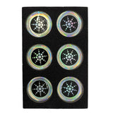 6-Pack EMF Protection Stickers for Phones, Tablets & Laptops