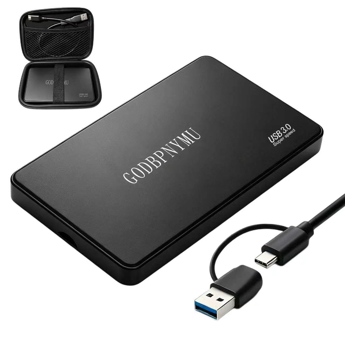 GODBPNYMU Portable External HDD Storage Drive