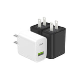 2-Pack Dual-Port USB-C Fast Wall Charger Blocks