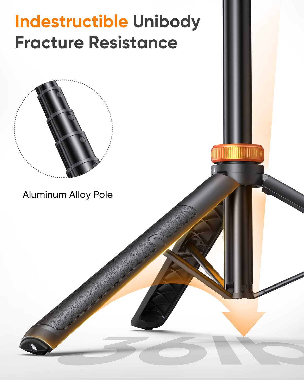 EUCOS 62-Inch Phone Tripod & Selfie Stick with Remote