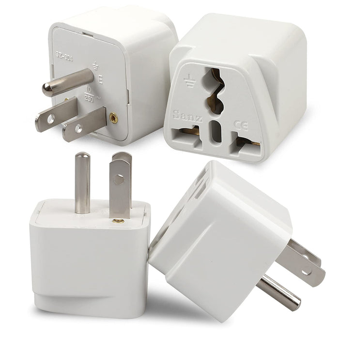 Universal UK & Europe to US Travel Plug Adapter