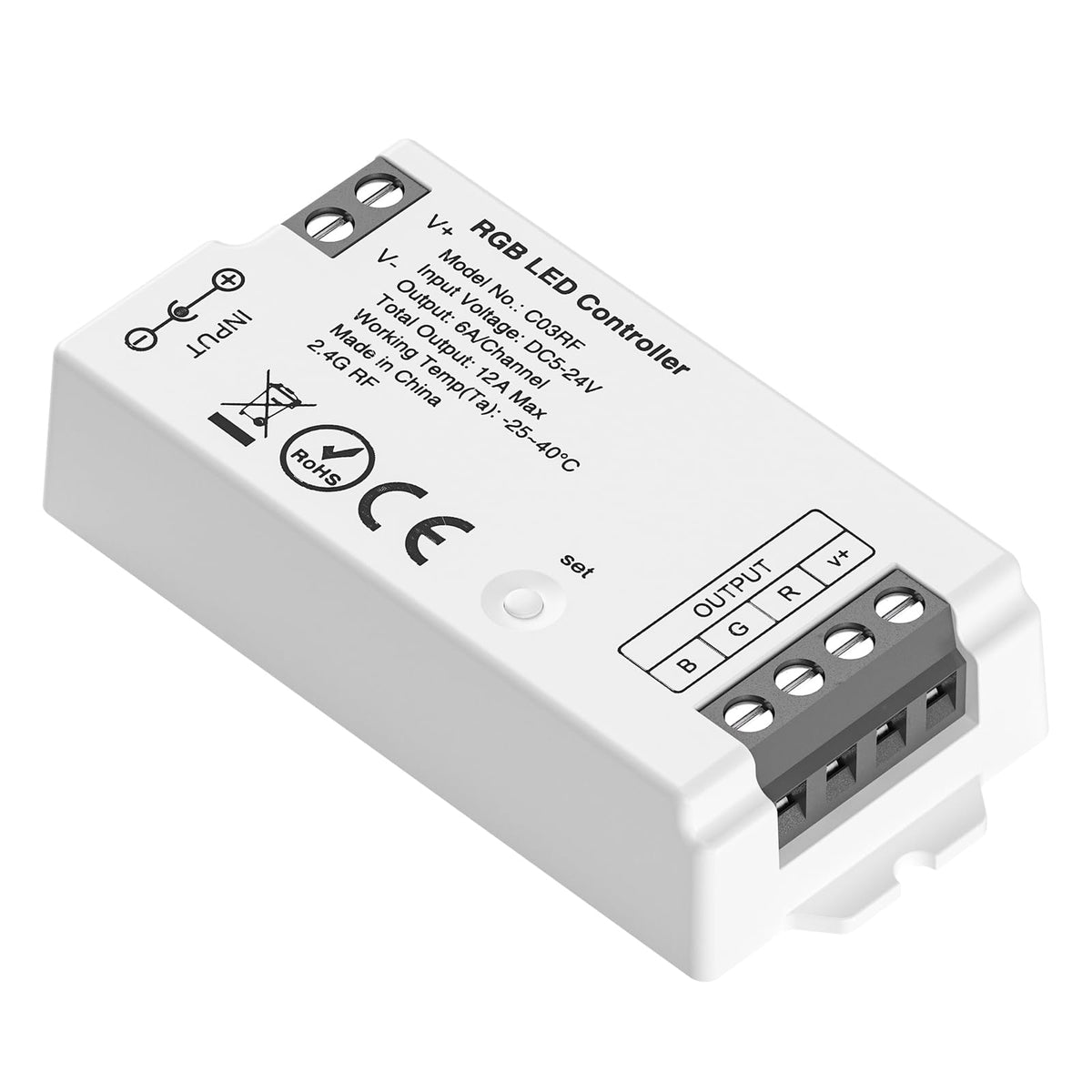 BTF-LIGHTING RF Remote Controller Kit for LED Strip Lights