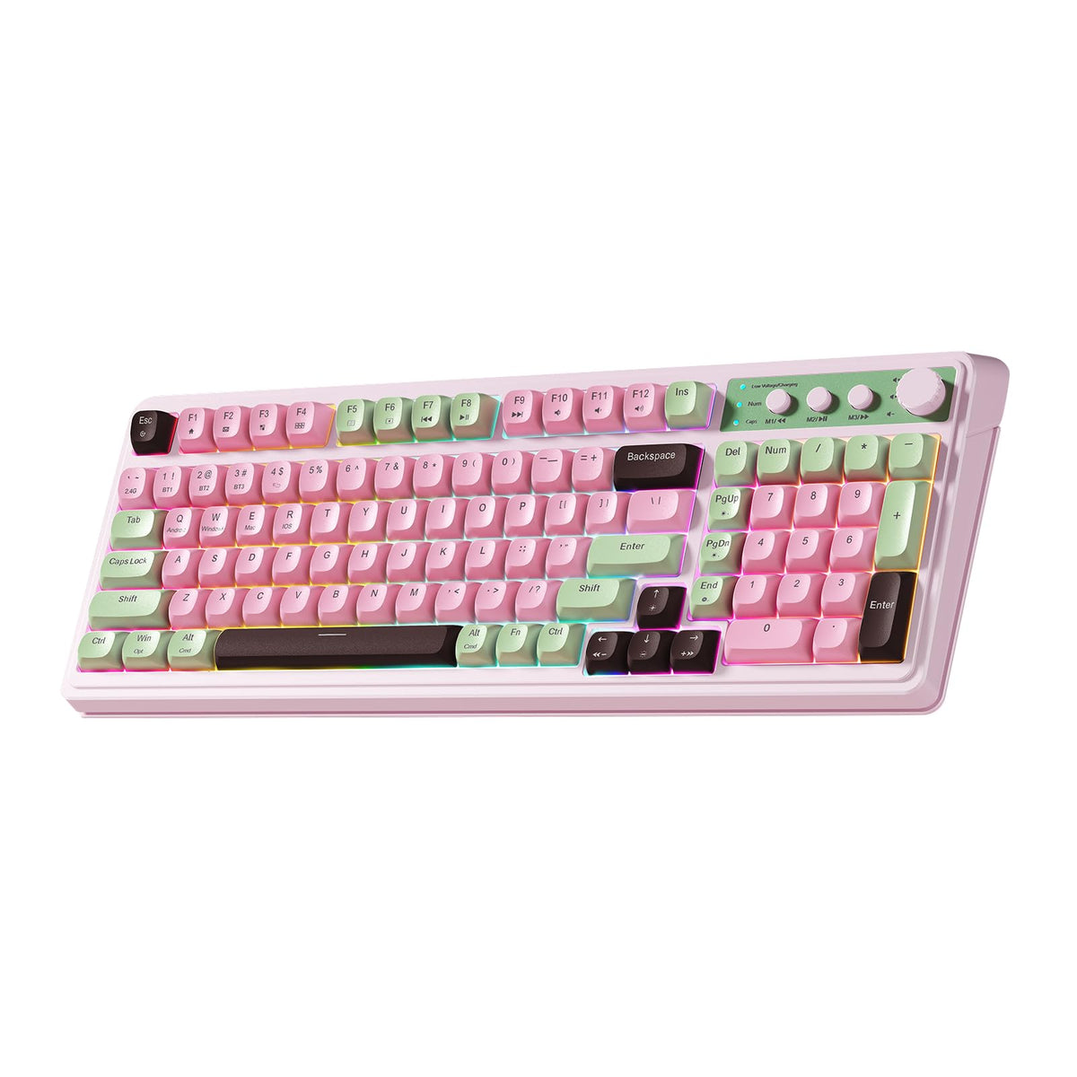 AULA S99 Backlit Gaming Keyboard with Full Number Pad