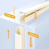 Delamu Paintable Cable Raceway & Cord Concealer Kit