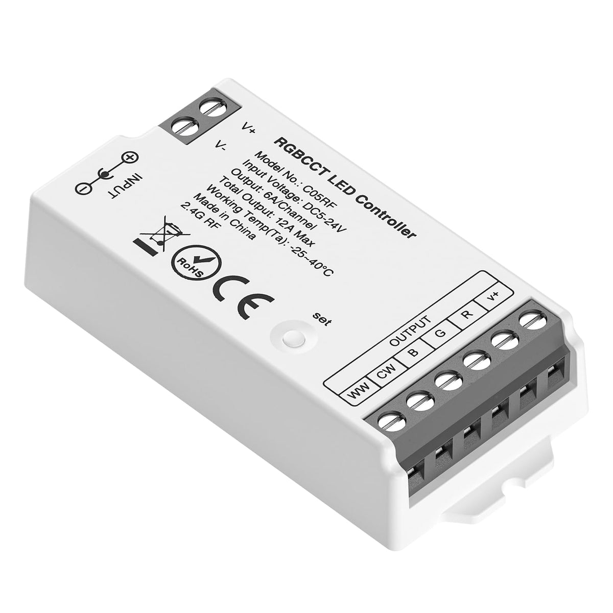 BTF-LIGHTING RF Remote Controller Kit for LED Strip Lights
