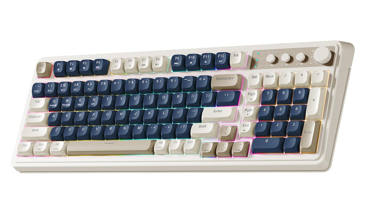 AULA S99 Backlit Gaming Keyboard with Full Number Pad
