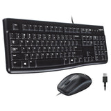 Logitech MK120 Full-Size Wired Keyboard & Mouse Combo
