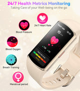 Smart Fitness Watch with Heart Rate, SpO2 & 120 Sports Modes