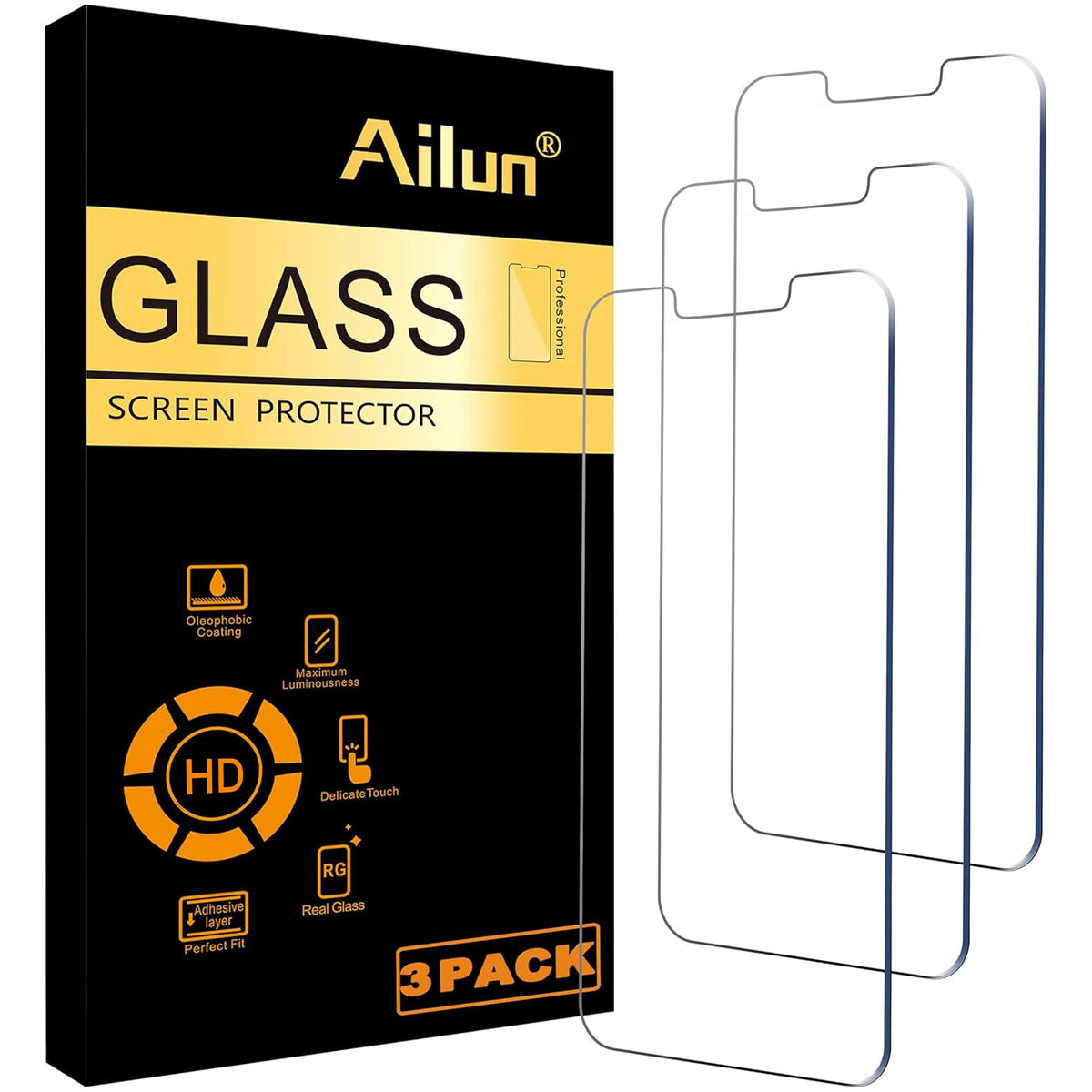 Ailun Tempered Glass Screen Protector for iPhone Series