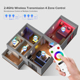 BTF-LIGHTING SPI PWM LED Controller with 4-Zone RF Remote