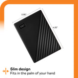 WD My Passport 2TB Portable External Hard Drive with Security