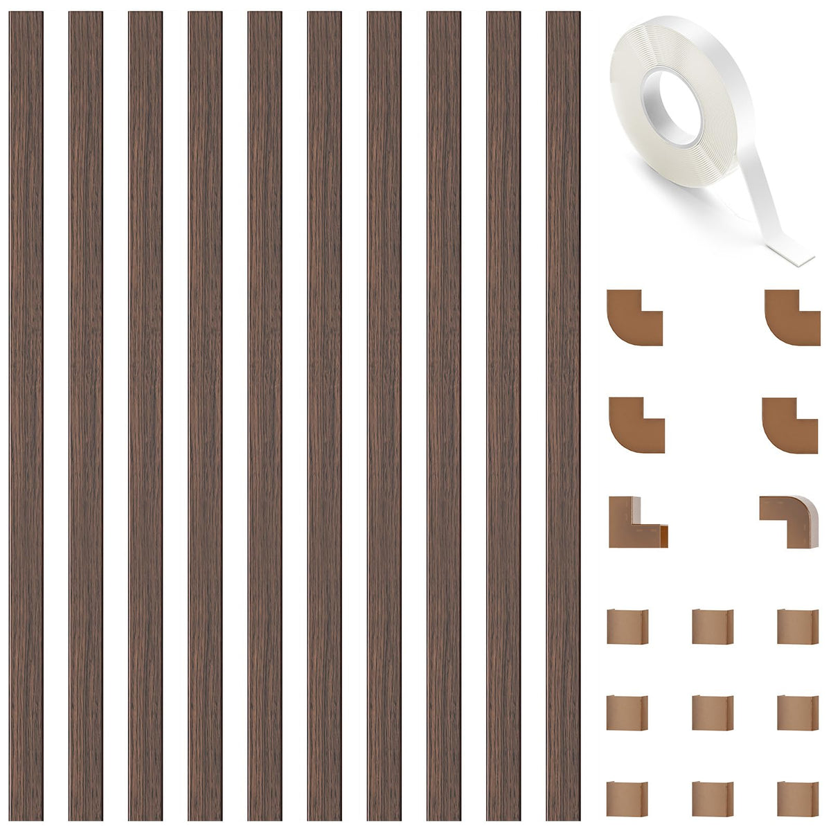 Delamu Paintable Cable Raceway & Cord Concealer Kit