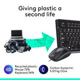 Logitech MK120 Full-Size Wired Keyboard & Mouse Combo
