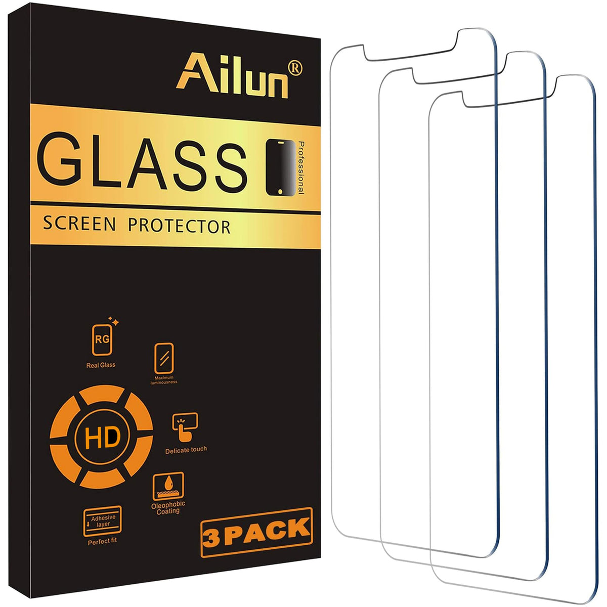 Ailun Tempered Glass Screen Protector for iPhone Series