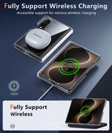 FNTCASE Clear Hinge Protection Case for Samsung Galaxy Z Fold 8