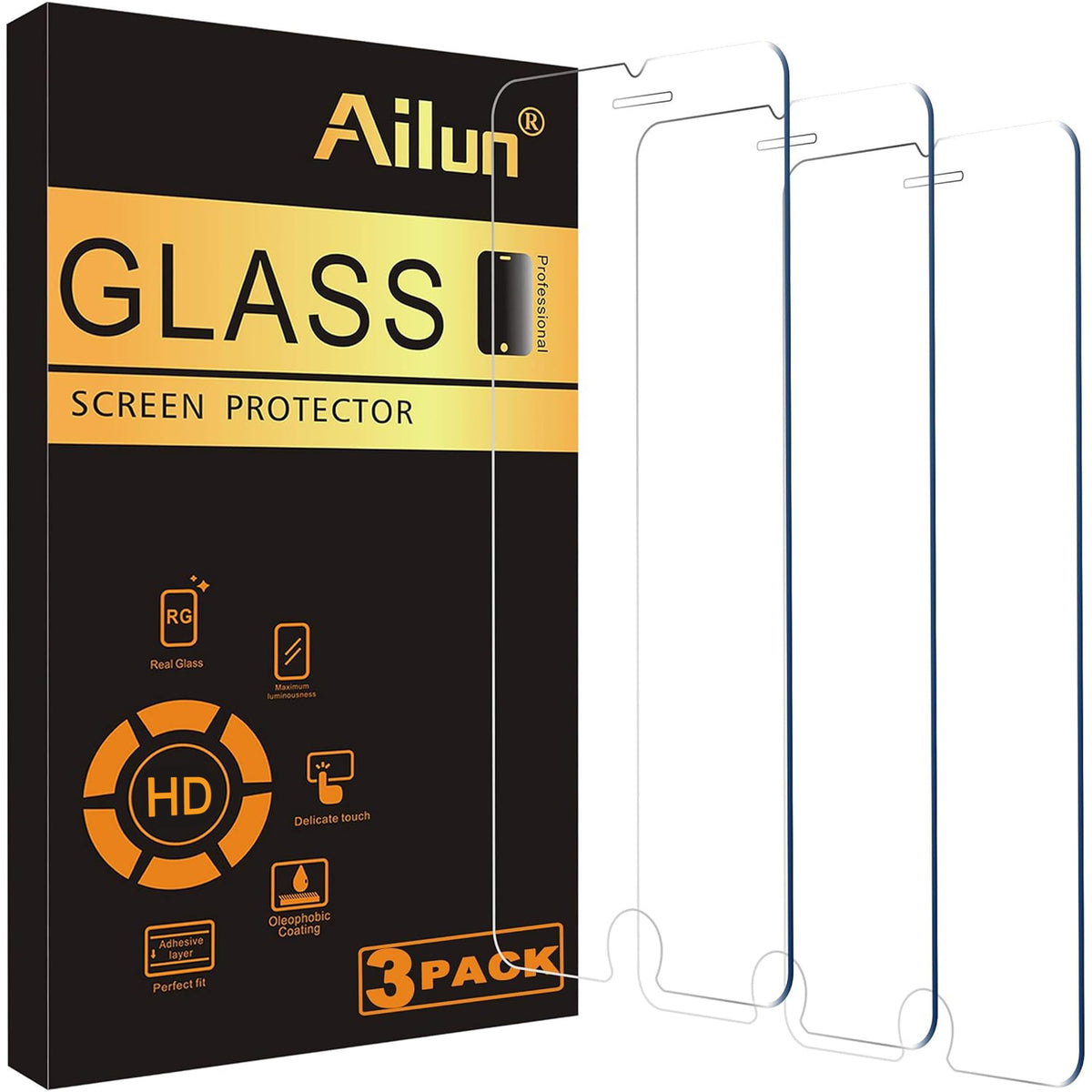Ailun Tempered Glass Screen Protector for iPhone Series