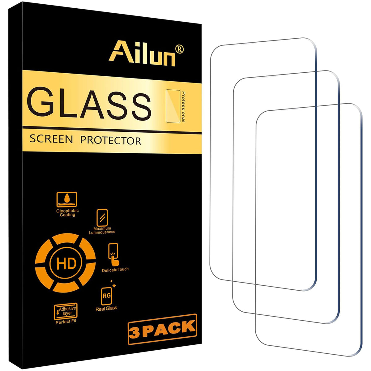 Ailun Tempered Glass Screen Protector for iPhone Series