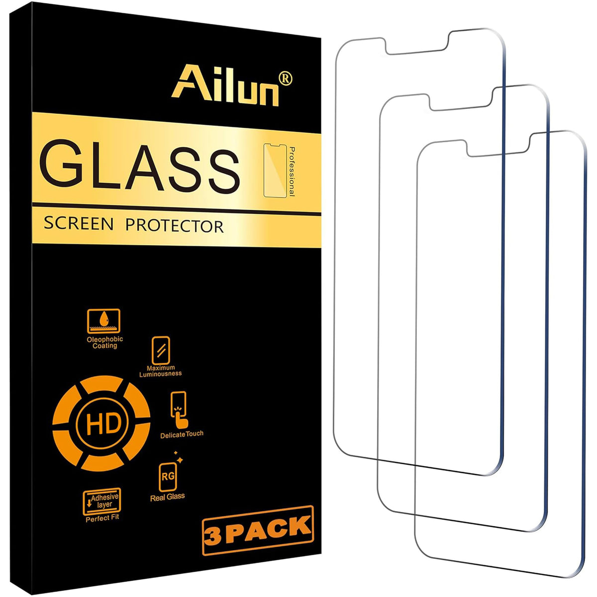 Ailun Tempered Glass Screen Protector for iPhone Series