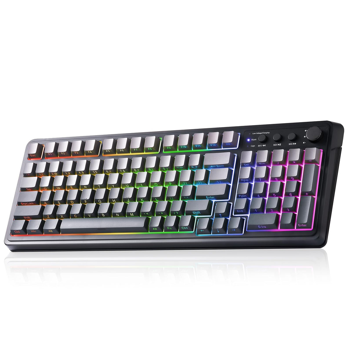 AULA S99 Backlit Gaming Keyboard with Full Number Pad