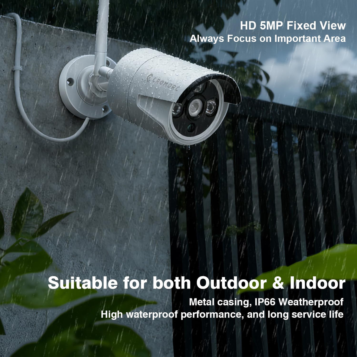 10-Inch NVR Security Camera System with LCD Monitor