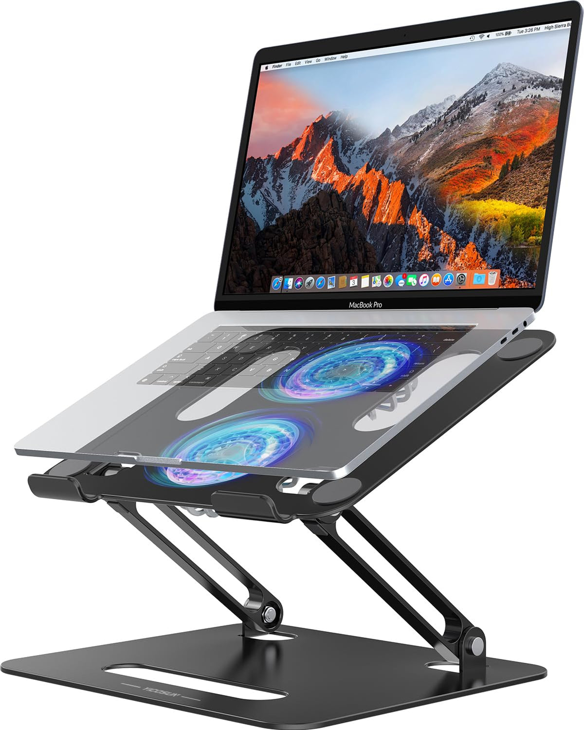 YICOSUN Adjustable Laptop Stand with Cooling Fan for 16-Inch Laptops