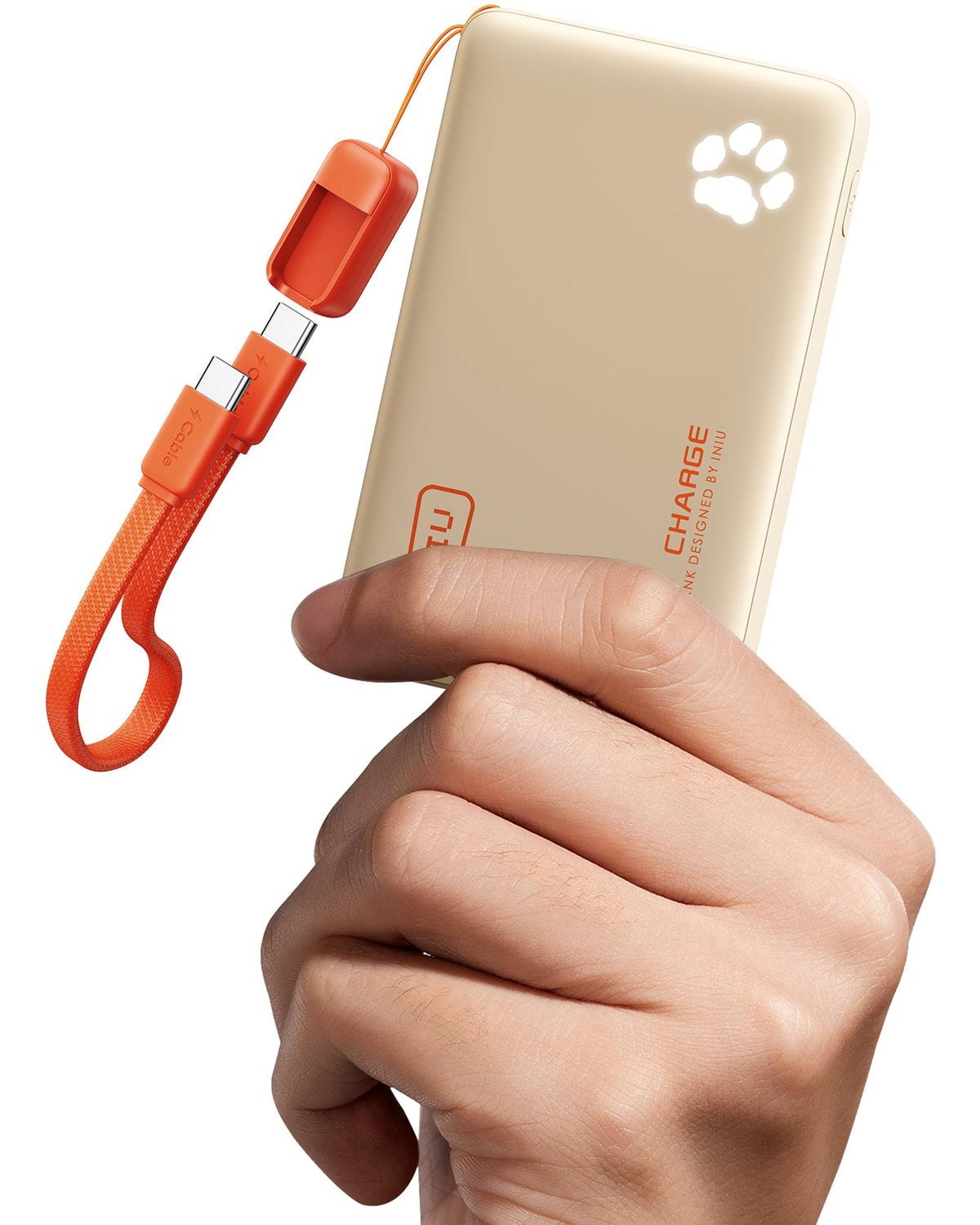 10,000mAh Slim USB-C Triple-Port Portable Power Bank