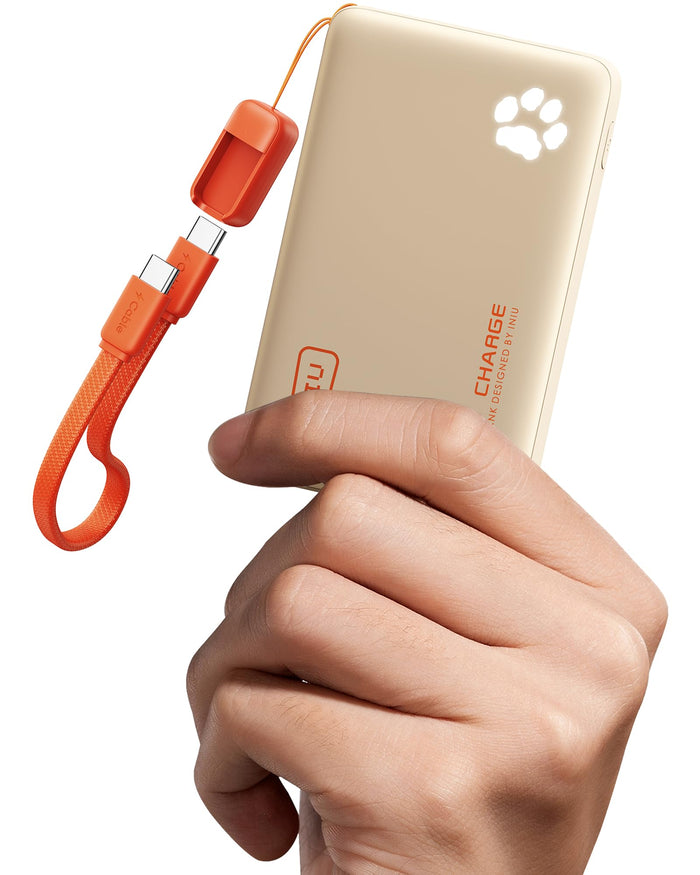 10,000mAh Slim USB-C Triple-Port Portable Power Bank
