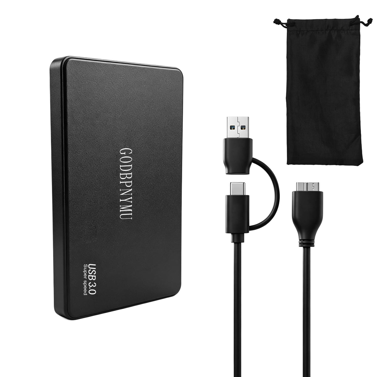 GODBPNYMU Portable External HDD Storage Drive