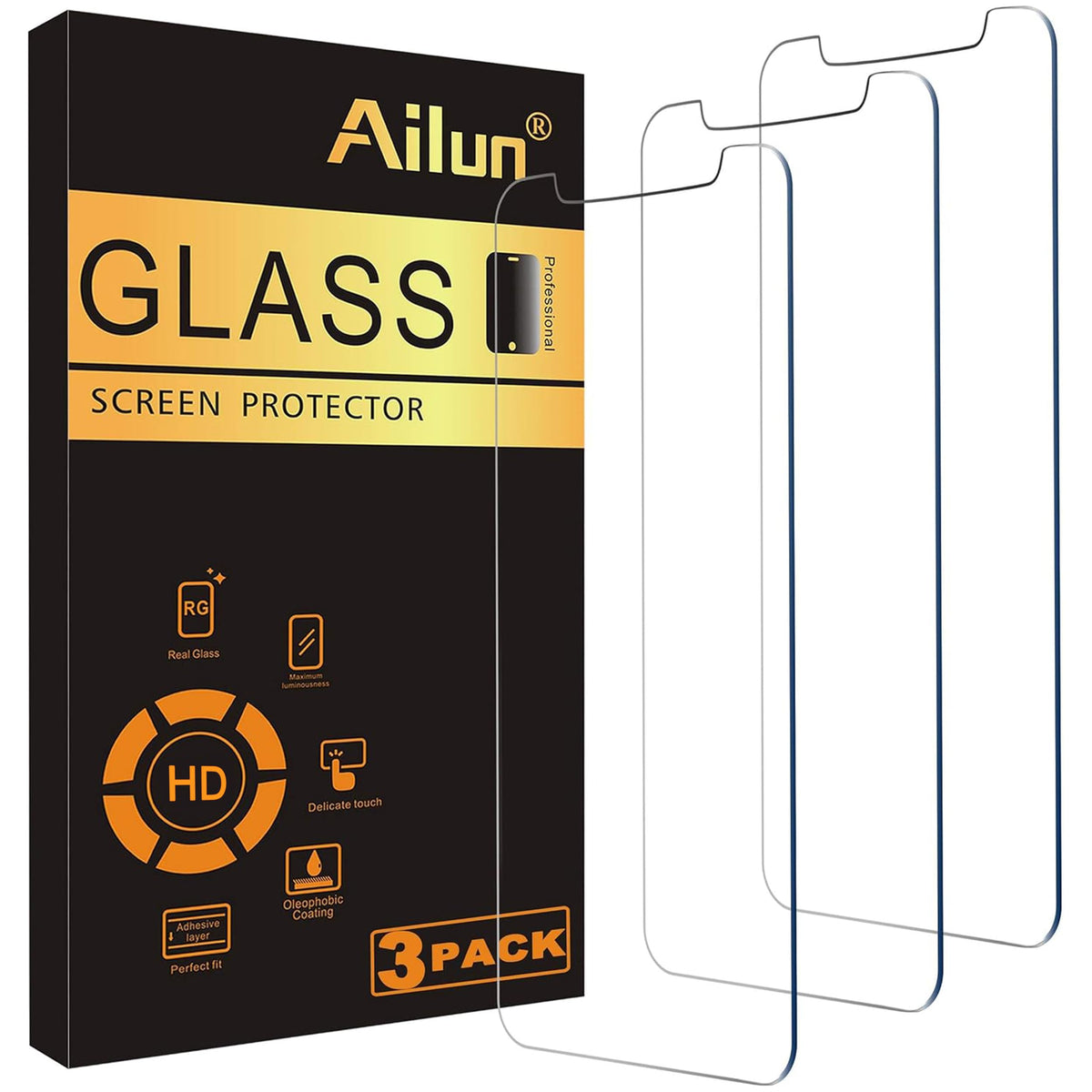 Ailun Tempered Glass Screen Protector for iPhone Series