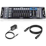 192-Channel DMX512 Lighting Controller Console for DJ Lights