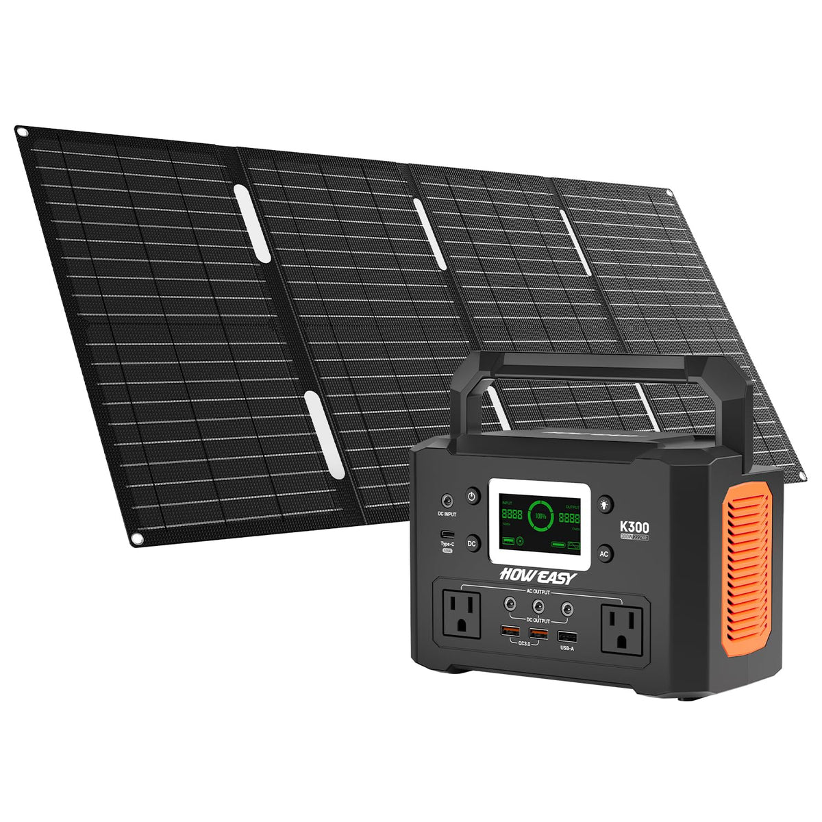 120W 88Wh Portable Power Station with AC & USB Ports