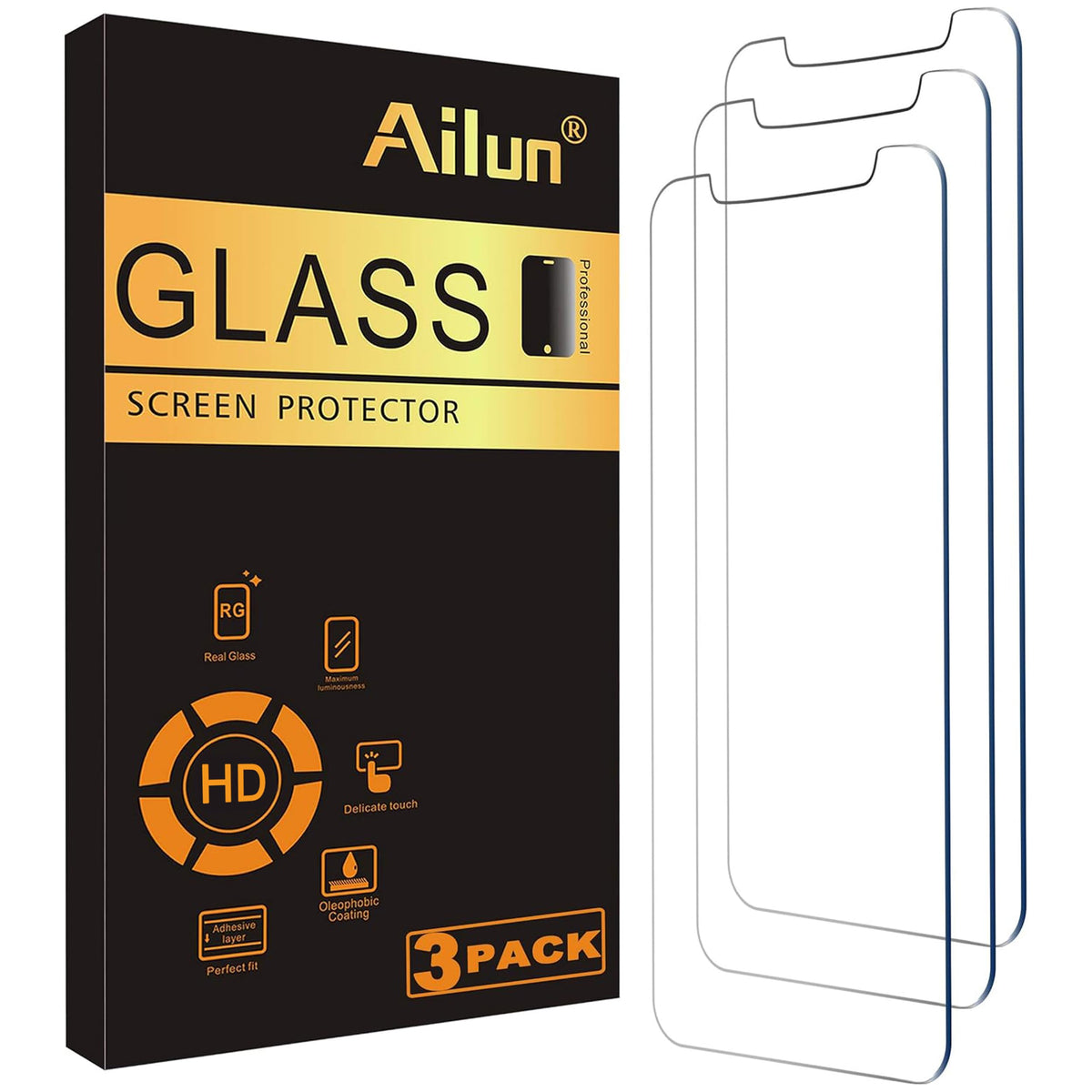 Ailun Tempered Glass Screen Protector for iPhone Series