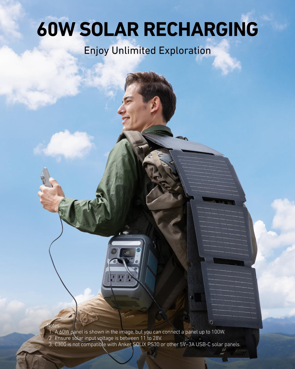 Anker SOLIX C300 Compact Portable Power Station